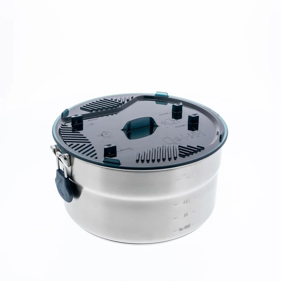 4-person stainless steel   non-stick camping cookset