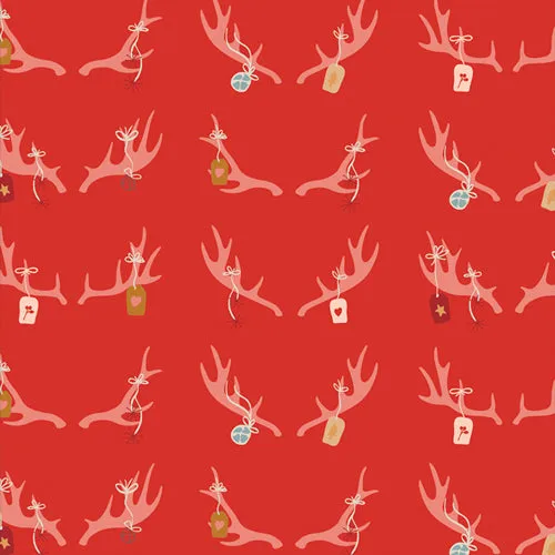 Cozy and Magical Cheerful Antlers in Spice by Maureen Cracknell