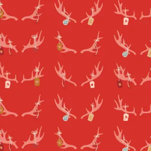 Cozy and Magical Cheerful Antlers in Spice by Maureen Cracknell