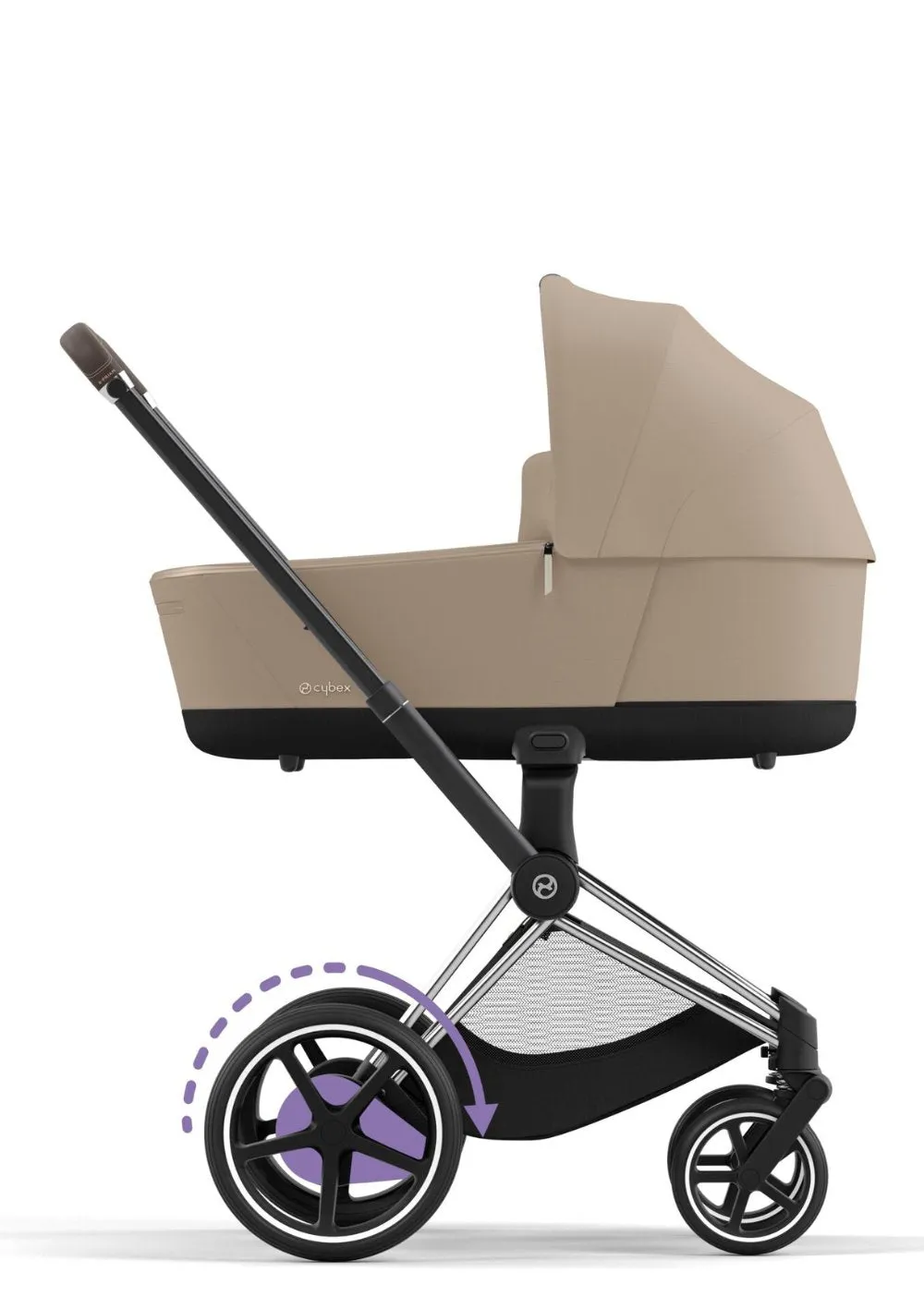e-Priam Kinderwagen-Set 'Comfort' Cozy Beige