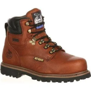 Georgia Men's Hammer 6" Steel Toe MG Work Boot -Brown- G6315