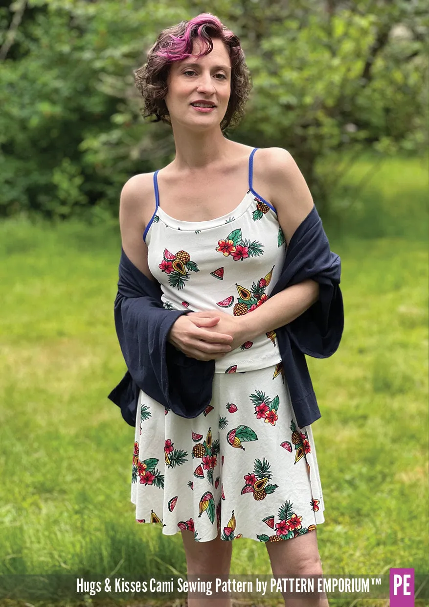 Hugs & Kisses Cami | With Shelf Bra Sewing Pattern