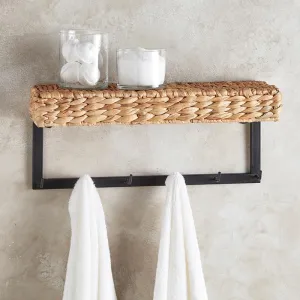 Water Hyacinth Woven Shelf